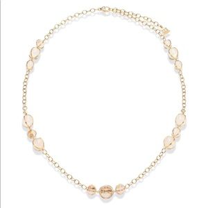 Temple St Clair Rock Crystal Station Necklace